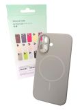 Чохол iPhone 16 Silicon BEATS with MagSafe №14 Space gray