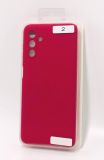 Чехол Samsung A14(4G) Silicon Original FULL №2 Rose red (4you) "Акционная цена"