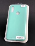 Чехол Xiaomi Redmi 7 Silicon Original Full №9 azure (4you) "Акционная цена"