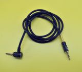 Аудио кабель 3,5mm/3,5mm AUX 4you Gatino 1m черный  (от10шт - 10%)