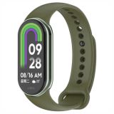 Ремешок на браслет фитнес Xiaomi mi band 8/9 Хаки тёмный