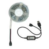 LED лента USB RGB 5V, IP 20, 10м, с Bluetooth, на самоклейке (М) - Цена недели!