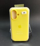 Чехол iPhone 17/18 Silicon Case original FULL №43 canary (4you) "Акционная цена"