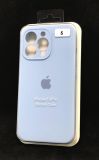 Чехол iPhone 13Pro Silicon Case original FULL Camera №5 powder blue (4you)