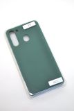 Чехол Samsung A21/A215 Silicon Original FULL №17 Dark green (4you) "Акционная цена"