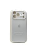 Чохол iPhone 17ProMax Silicon Case original FULL Camera №9 White (4you)