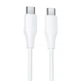 Cable Type-C/Type-C HOCO X124 60W 1m (круглий) White