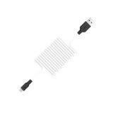 Usb-cable Micro USB HOCO X21 Silicone 2A 1m (круглый) Black/white
