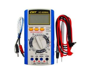 Мультиметр цифровой VC-9208AL с термопарой (ток до 10A) (M) 