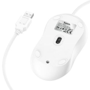 Мышь проводная HOCO GM13 White