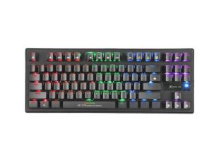 Клавіатура провідна XTRIKE ME GK-979 TKL (USB, з підсвічуванням) Black