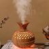 Увлажнитель воздуха (X-35) FLOWER HUMIDIFIER Brown (ночник, 2 реж, подс 300мл, USB-DS-5V)