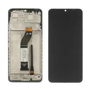 LCD Xiaomi Redmi 13C із чорним тачскрином + корпусна рамка REV - U Service Pack (М)