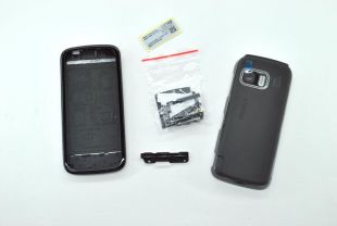 Корпус Nokia 5800 AAA черный с клав полный