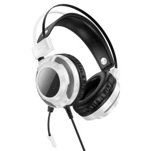 Гарнитура HOCO W110 (микрофон) (Мониторы) White