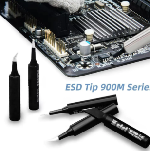 Жало паяльника Kaisi Solder Tip 900M-T-IS Model (ESD) вигнуте чорне (W)