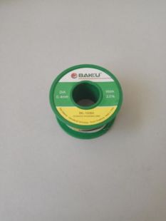 Припой катушка Baku-10004 0.4 mm 40 g (Sn 97%, Ag 0.3%, Cu 0.7%, rma 2%) (М)
