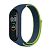 Ремінець на браслет фітнес Xiaomi mi band 3/4 Velcro Blue/light green