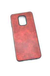 Чехол Xiaomi Redmi Note 9Pro/9Pro max/9s Silicon VESTA Leather red (P3) "Акционная цена"
