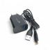 CЗУ 4you A12 (1200mAh - 100%, 1 USB, Led подсветка, Exclusive design) black + Type C