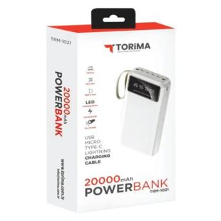 Power Bank 20000mAh TORIMA TRM-1021 (14 дн. гарантия) White