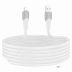 Usb-cable iPhone 5 HOCO X106 3m (круглый) White