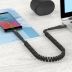 Usb-cable Micro USB HOCO U78 Cotton treasure elastic 2.4A 1.2m (плоский, тканевий, метал.конек) Black
