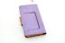 Чехол-книжка 4you Canvas 3,5"- 4" violet/brown универсальная  "Акционная цена"
