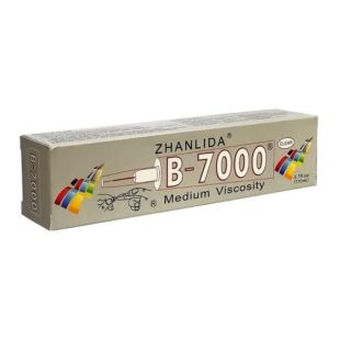 Клей силиконовый Zhanlida B7000 прозрачный (110мл, тюбик с дозатором) (М)
