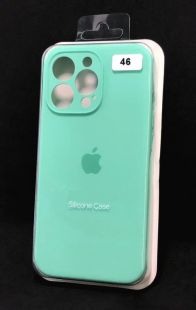 Чохол iPhone 14ProMax Silicon Case original FULL Camera № 46 mint gam ( 4you )