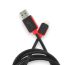 Usb-cable iPhone 5 4you Niagara (2.1A, черный, 1.2м)