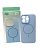 Чохол iPhone 15ProMax Silicon BEATS with MagSafe №1 Light blue