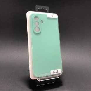 Чохол Samsung A36 Silicon Original FULL №9 Azure (4you)