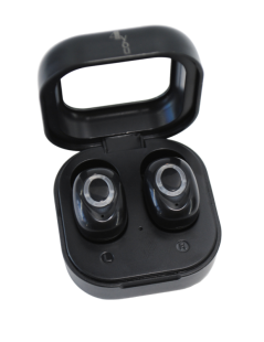 Bluetooth-гарнитура 4you VELA black (DotsDesign,BT 5.2,Гар12мес,РРЦ - 708г) - ВКУСНАЯ ЦЕНА!