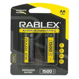 АКБ Rablex HR6 1500mAh AA (2 на блистере)