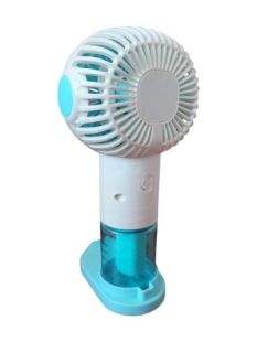 Вентилятор ручний SPRAY FAN LY-5088 (зволожувач, підставка для телефону, 3 режими, Type-C) Blue