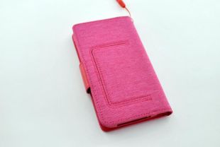 Чохол-книжка 4you Canvas 3,5 "- 4" pink універсальна ТОП Продаж!