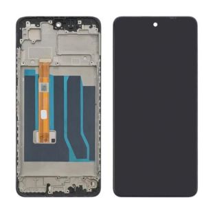 LCD Oppo A3 2020/OPPO A3x з чорним тачскрином + корпусна рамка (М)