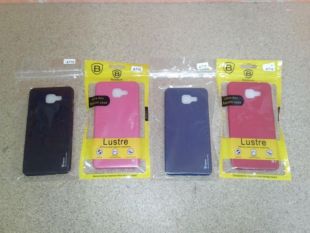 Чехол Samsung A7/A710 (2016) Silicon "Baseus" (Lustre, ultra-thin stealth case) черный