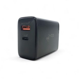 CЗУ 4you A52 (PD 22.5W, Fast Charger QC 3.0, 5V/3A, 9V/12V-1.5A, 2 выхода) black