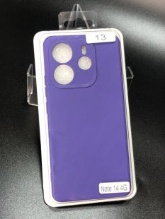 Чехол Xiaomi Redmi Note 14(4G) 164mm Europe version Silicon Original FULL №13 Violet (4you)