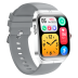 Часы Smart Watch 4you VIBE (1.95",AMOLED 410*502,VA,300mAh,Звонки,Metal,12мес гарант) Silver/Grey
