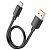Usb-cable Type-C HOCO X96 100W 0.25m (круглий) Black