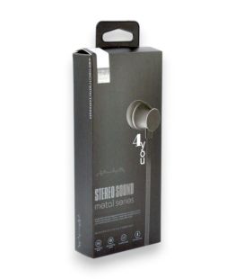 Гарнітура 4you LIBRA (плоский шнур) black 