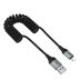 Usb-cable iPhone 5 HOCO X121 1.5m (круглый) Black