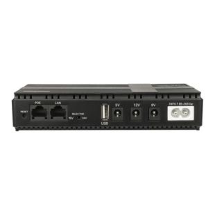 Джерело беспер живлення для мережного оборуд DC1018P 12V/ 9V/ 5V 10400 mAh чорний (М) - Ціна Тижня!