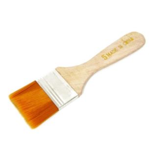 Кисточка антистатическая Kaisi №5 (ручка 12см щетина 3,5х2,5см) (М) 