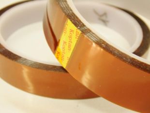 Термоскотч 25mm каптоновый, коричневый max t300 гр (М) 