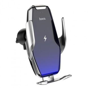 Holder HOCO s14 (з бездротовим зарядним) Silver