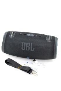 Портативная колонка JBL XTEMRE 3 (Bluetooth, FM, USB, 2 дин, ремешок, Soft touch) Black